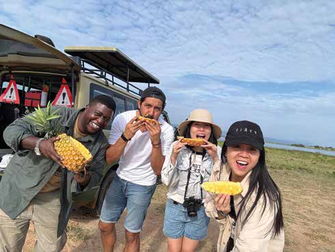 TRVE guides with safari guests